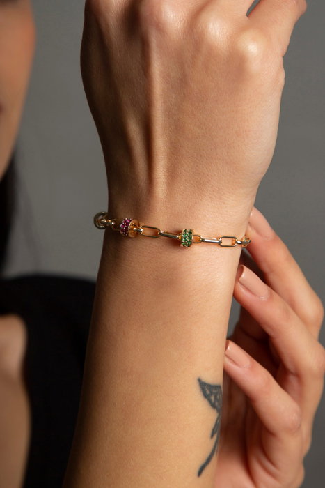 Heliophilia Silver Pulsera de Metal Dorada CBL9742 Heliophilia Silver Pulsera de Metal Dorada CBL9742